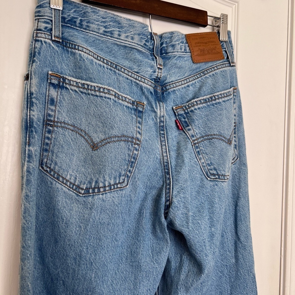 Levi’s Blue Distressed baggy dad Jeans size 25 - Picture 6 of 13
